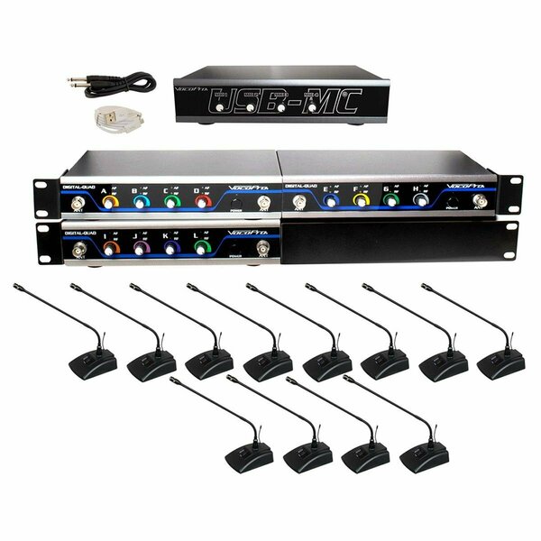 Plugit 12 Channel USB Interface Wireless Microphone PL3830982